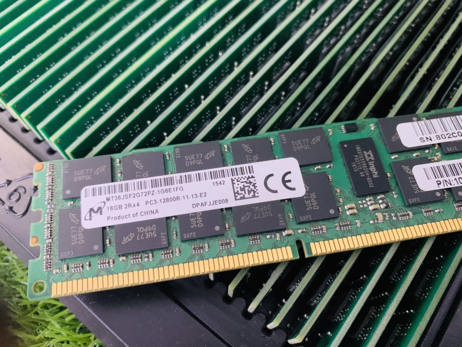 แรม สำหรับ Server DDR3 Micron 16GB 2Rx4 PC3-12800R