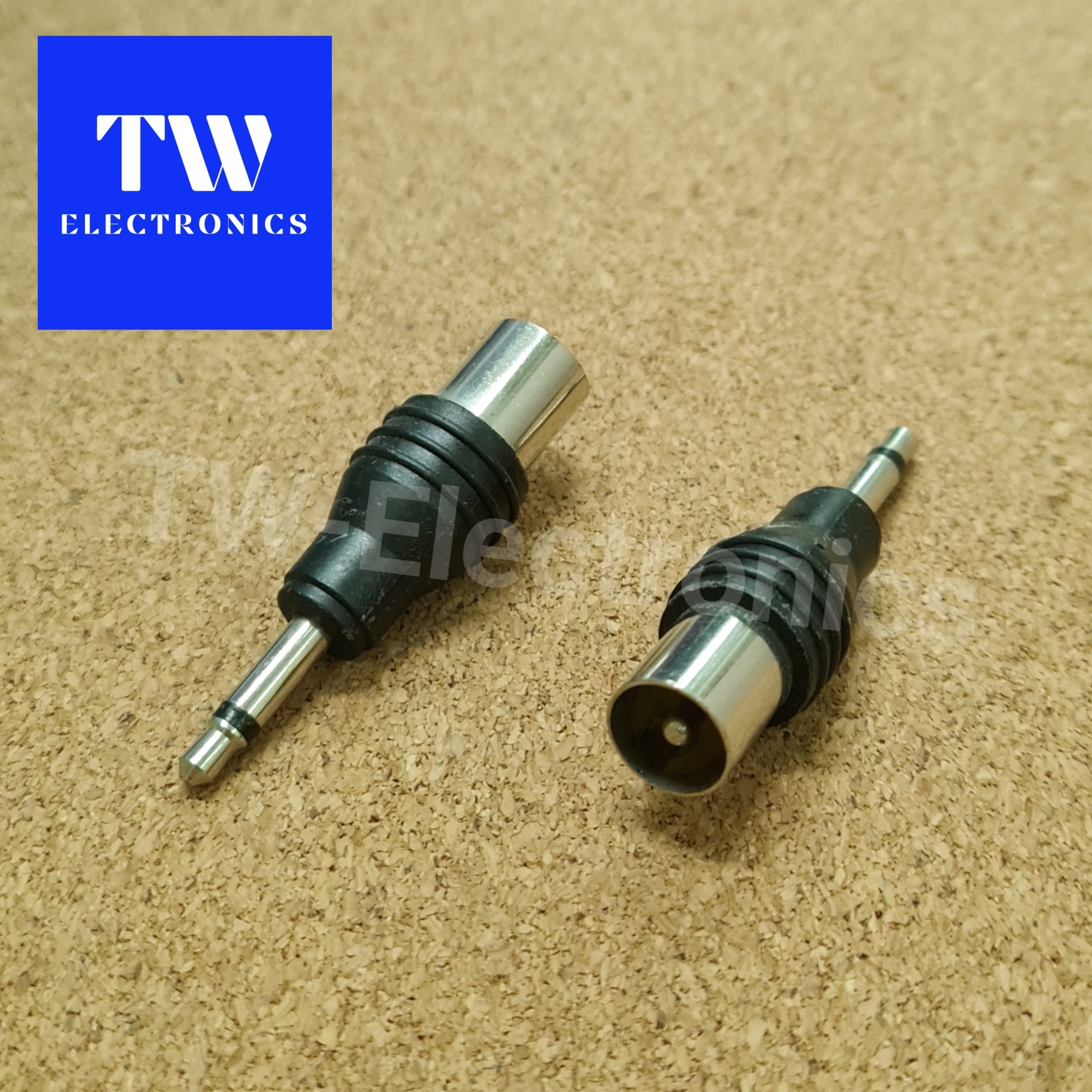 3.5mm Mono ตัวผู้ / หัวเสาอากาศทีวีRF ตัวผู้ (TRO008)