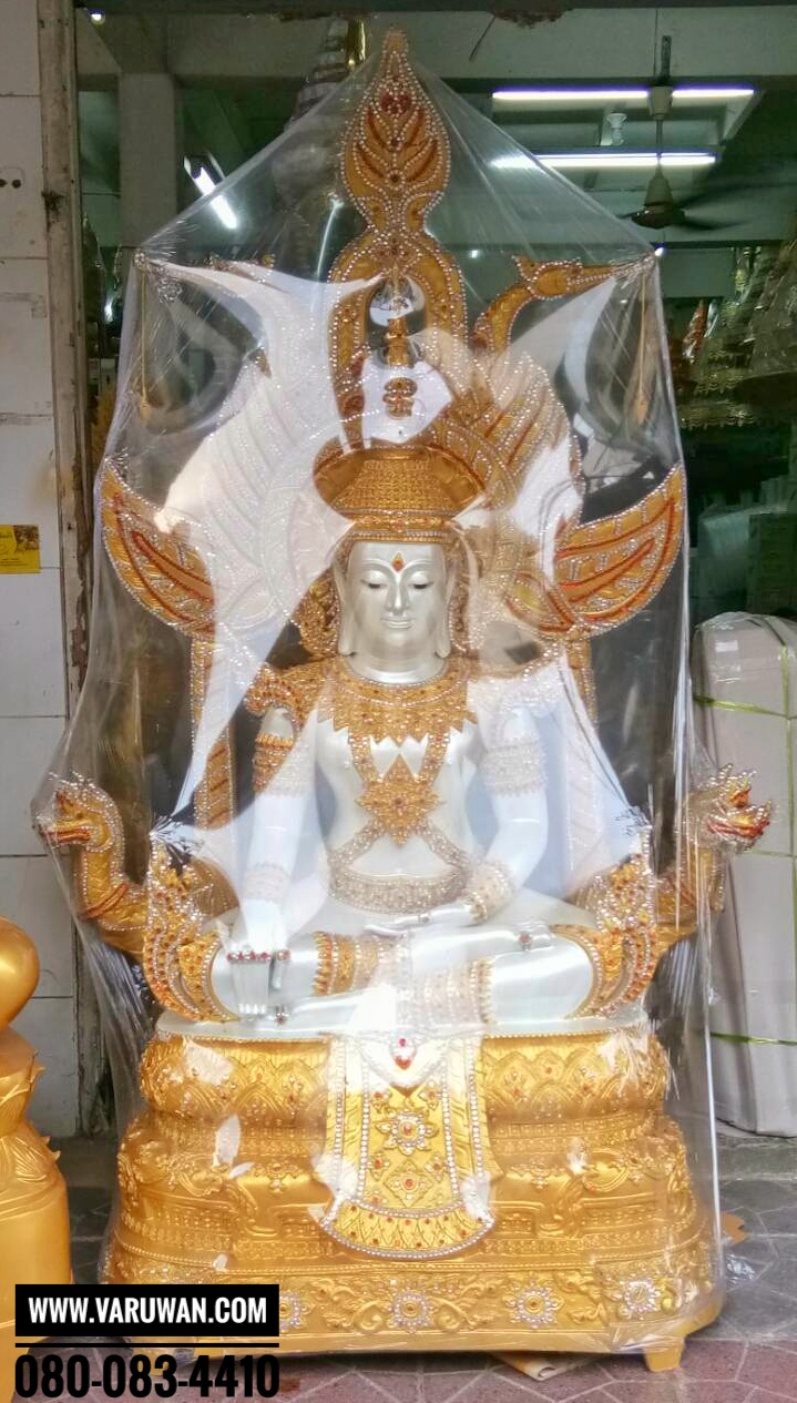 สมเด็จองค์ปฐมทรงเครื่องจักรพรรดิทองเหลือง พิมพ์ 30 นิ้ว