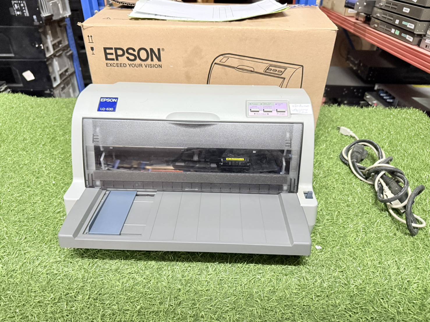 ปริ้นเตอร์ Epson LQ-630 Printer + AC + USB หมึกหมด เครื่องมีรอยตามการใช้งาน