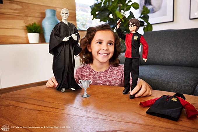 Mattel Lord Voldemort And Harry Potter Doll แมทเทล ลอร์ด โวลเดอมอร์ และ แฮรี่พอตเตอร์ รุ่น GNR38