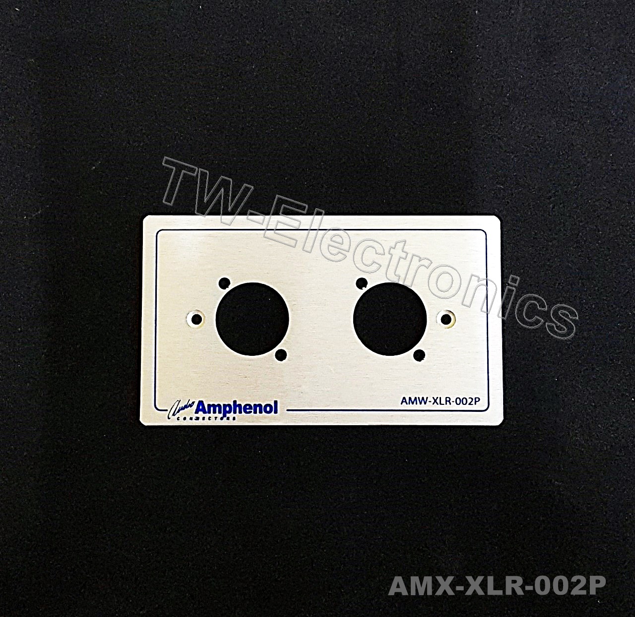 เพลท อลูมิเนียม AMPHENOL / AMW-XLR-002P
