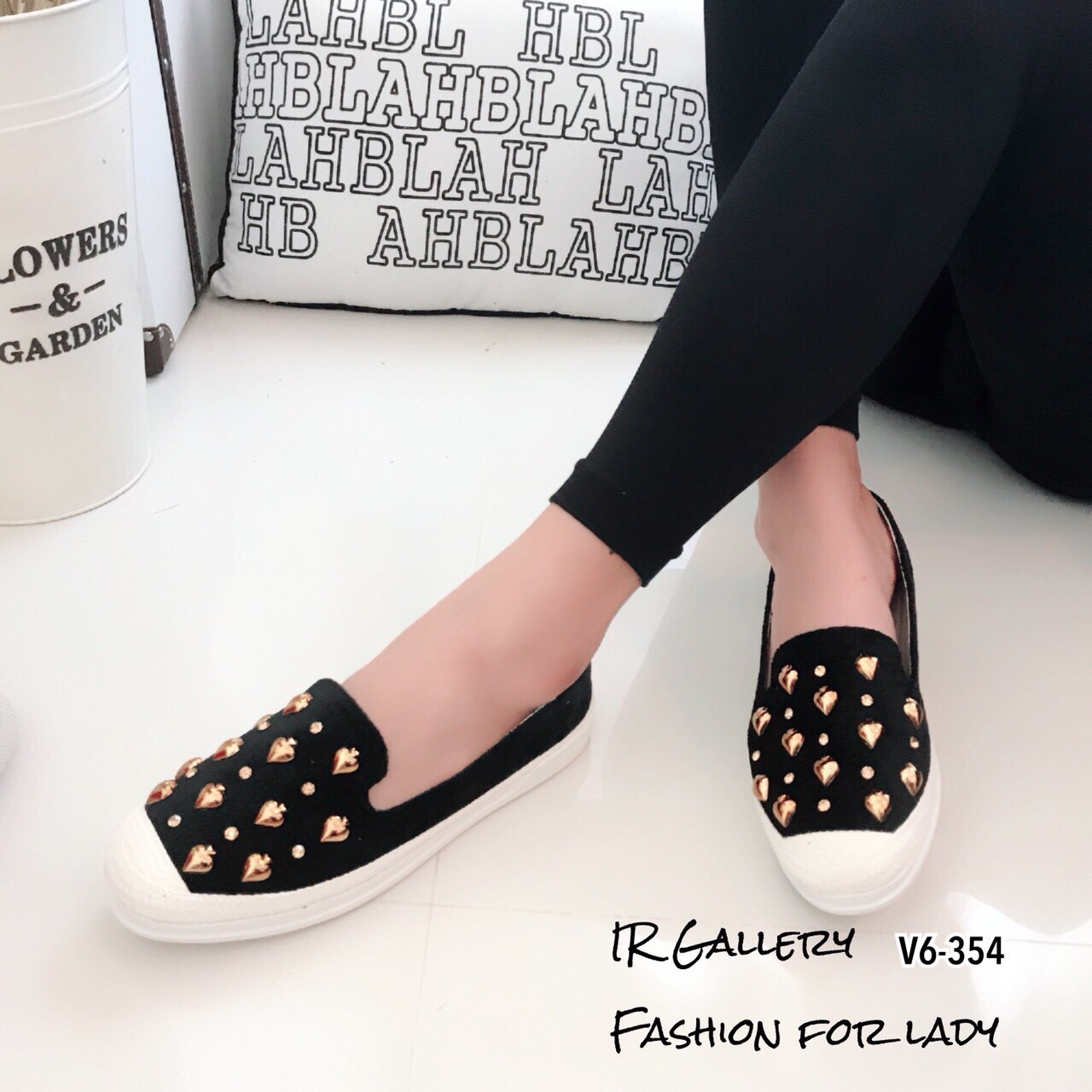 รองเท้าส้นแบน Style Brand Kate Spade (สีเทา)