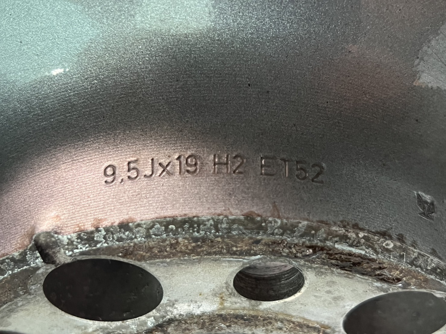 ล้อเบนซ์แท้ AMG ST4 E63 19" w212 หายยากนานๆมาที