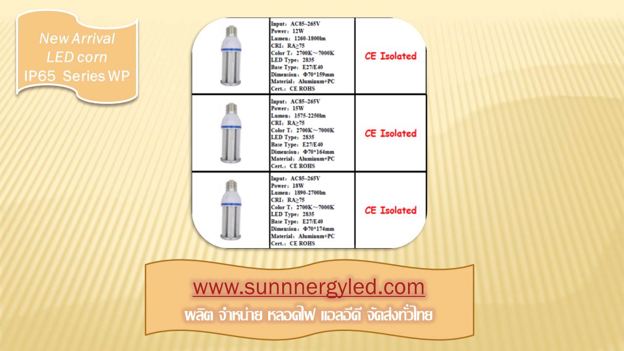LED corn light STC-QF-CLWP18W