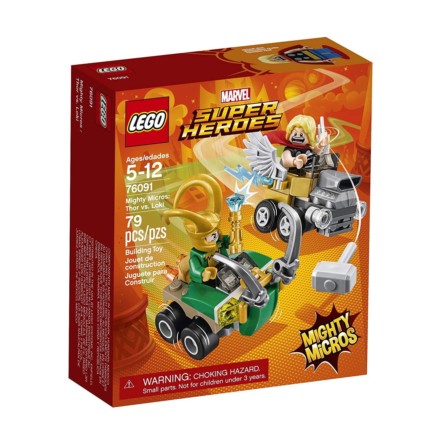 LEGO Marvel Mighty Micros : Thor vs. Loki รุ่น 76091