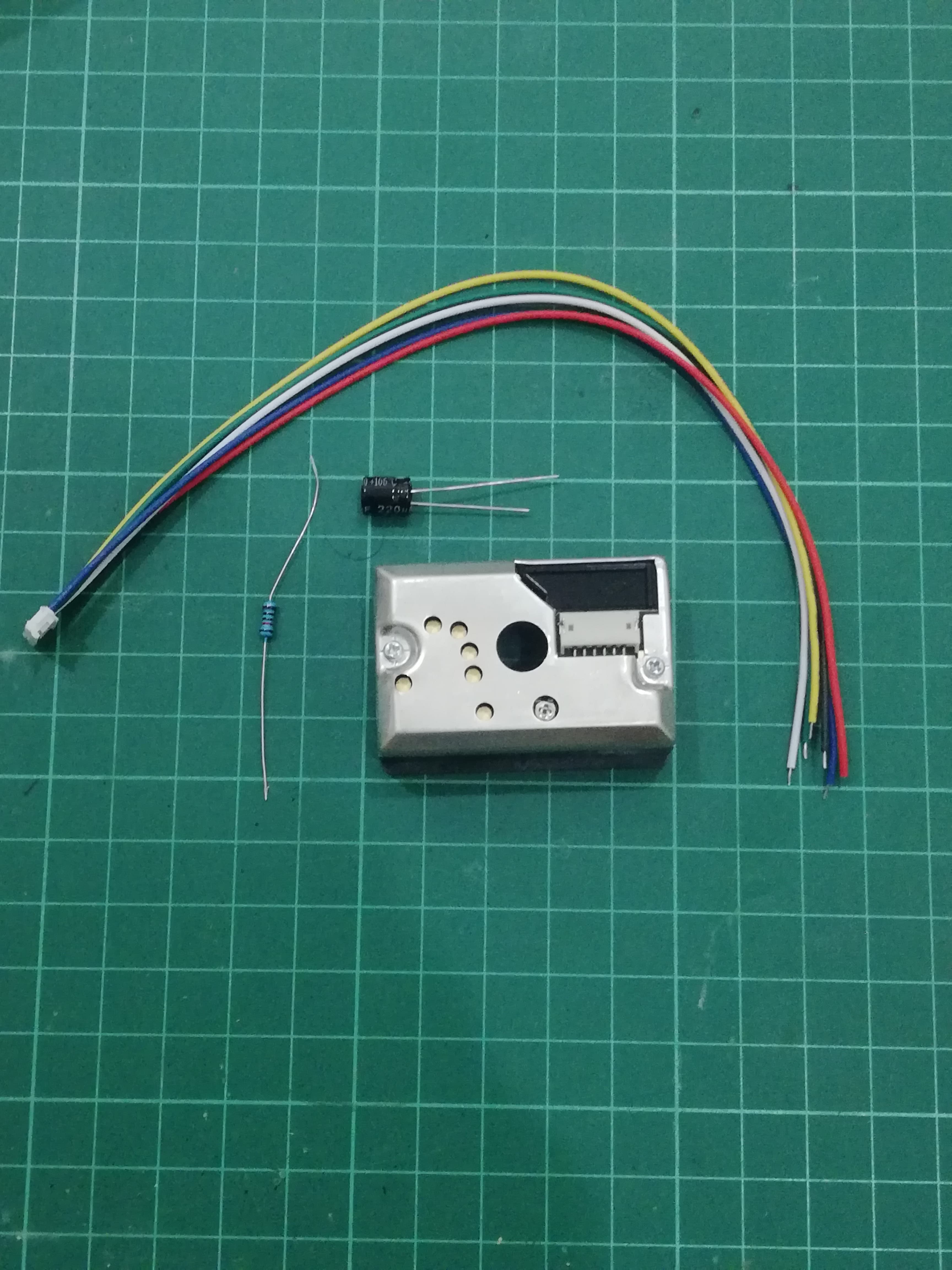 GP2Y1014AU Dust sensor PM2.5 ( เซนเซอร์ตรวจจับฝุ่น )