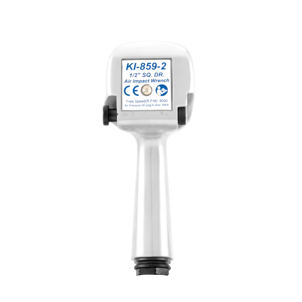 Air Impact Wrenches 1/2" SQ.DR. / บ็อกลมแบบกระแทก ขนาด 1/2 นิ้ว KUANI Model : KI-859-2 (แบบก้านยาว) / Bolt Size : M16 [Super Duty] Rear exhaust with Muffler
