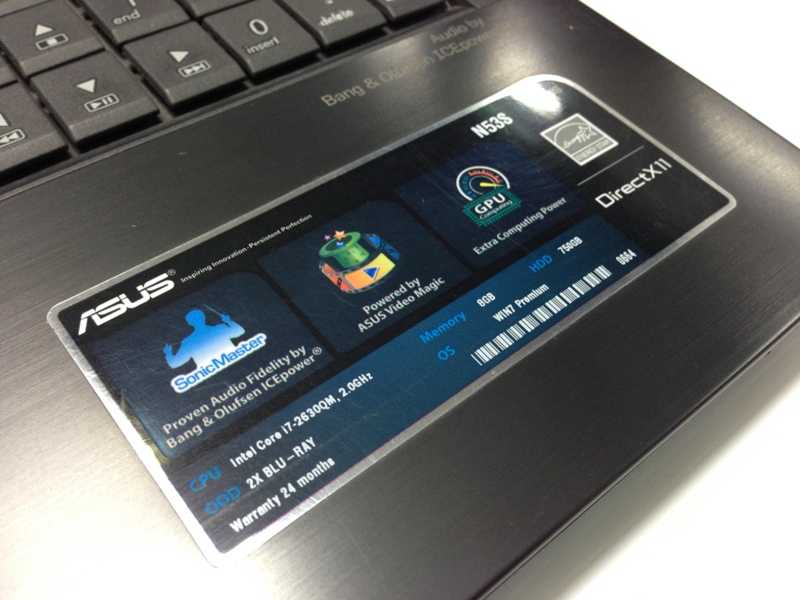 ASUS N53SN-SZ023V