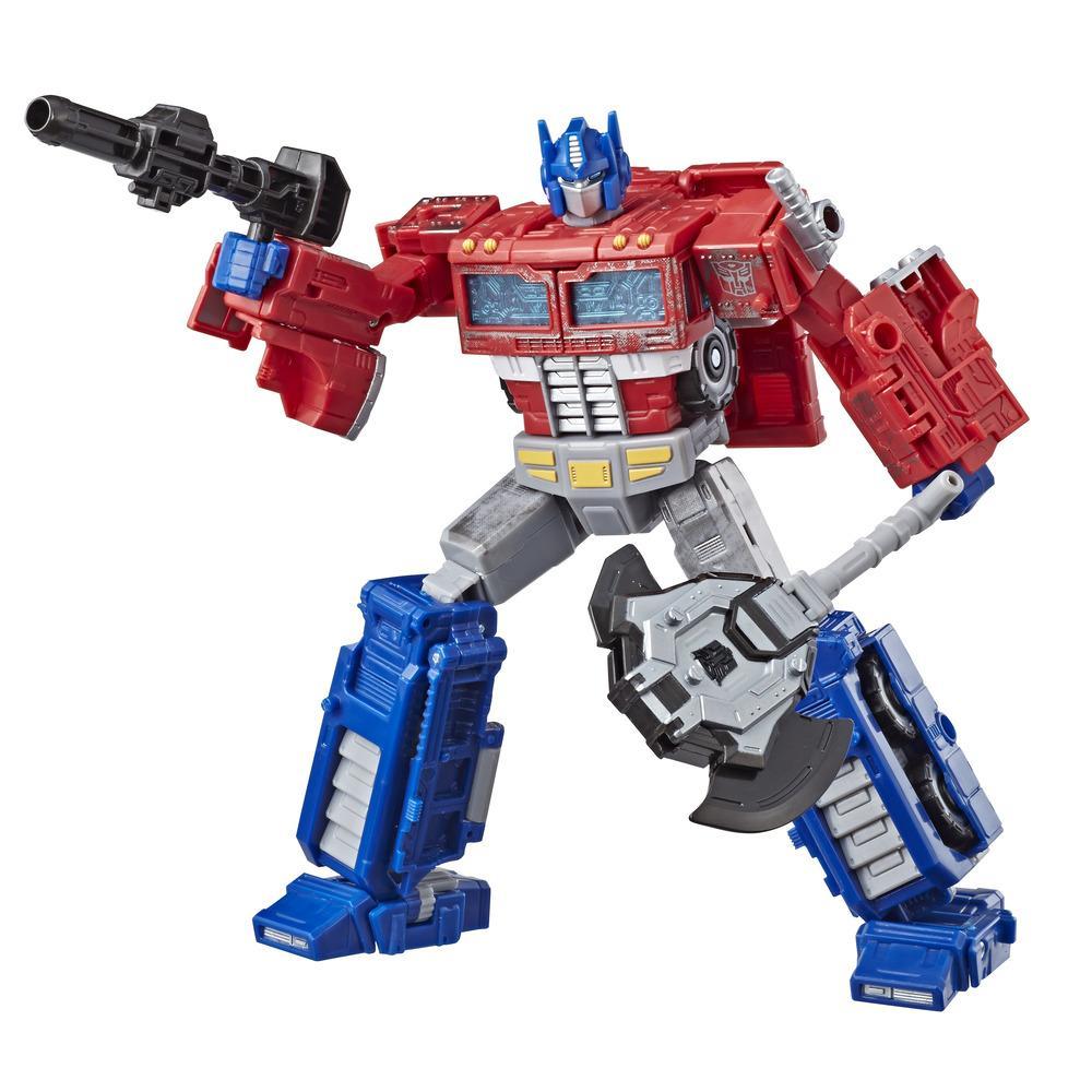 Hasbro Transformers Generations War for Cybertron Siege Voyager WFC-S11 Optimus Prime Figure ฮาสโบร ทรานสฟอเมอร์ส เจเนอเรชั่น วอร์ ฟอร์ ไซเบอร์ตรอน WFC-S11 วอยเอเจอร์ คลาส หุ่นยนต์ออพติมัส ไพรม์ 7 นิ้ว ลิขสิทธิ์แท้