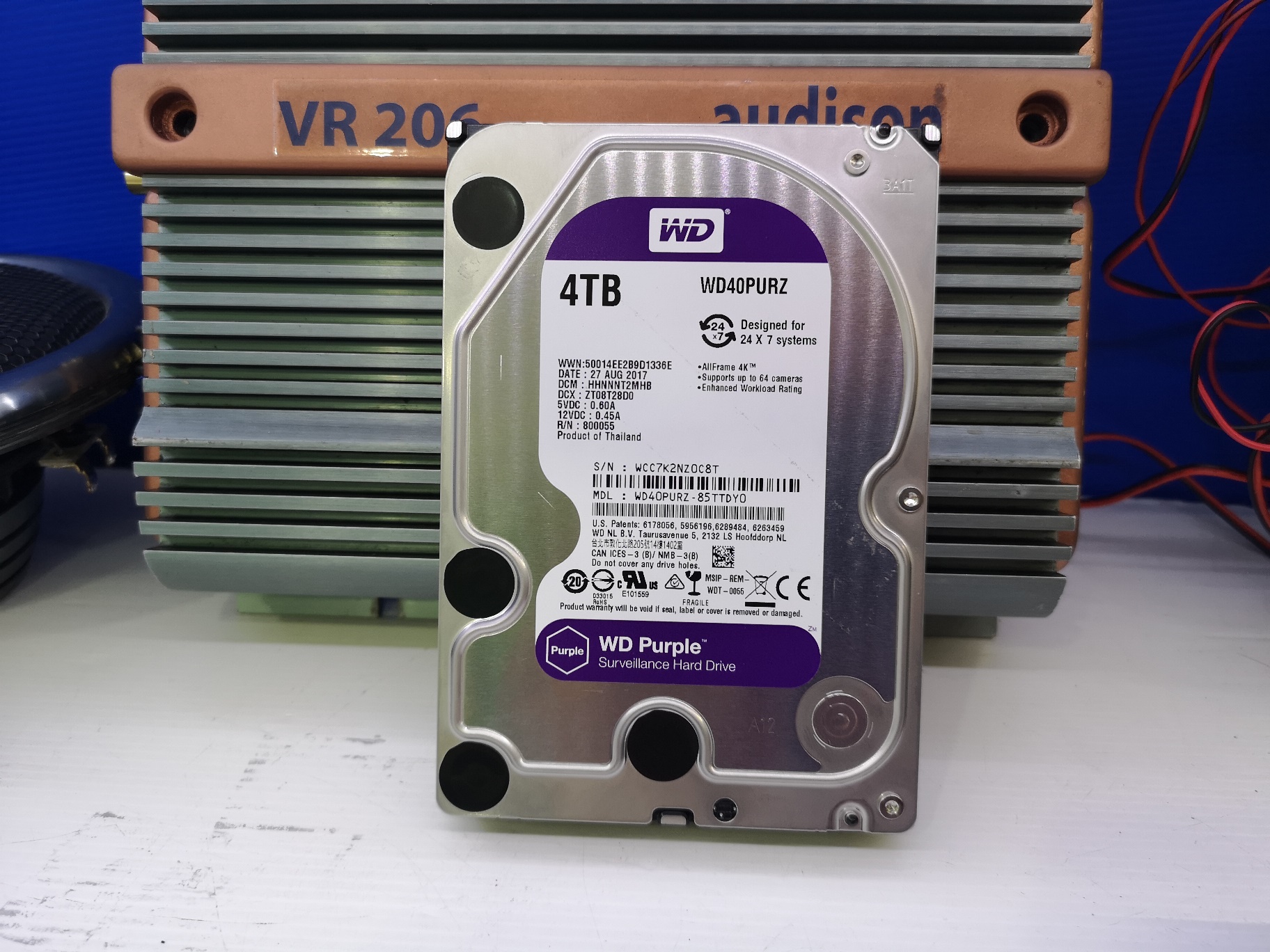 4TB. WD Purple WD40PURZ 10/2020