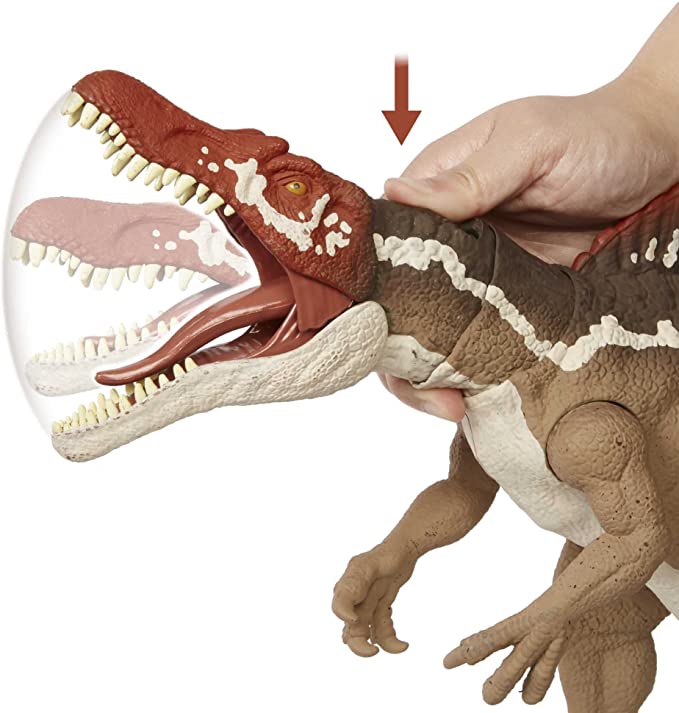 Mattel Jurassic World Extreme Chompin' Spinosaurus (HCG54) แมทเทล จูราสสิค เวิลด์ ของเล่นแอ็กชั่นฟิกเกอร์ไดโนเสาร์ สไปโนซอรัส