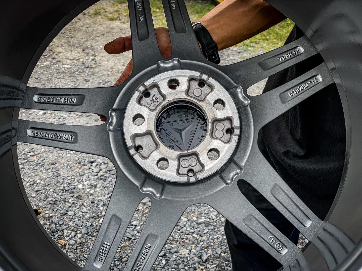 ล้อแท้ AMG 5 Twain Spoke 19"