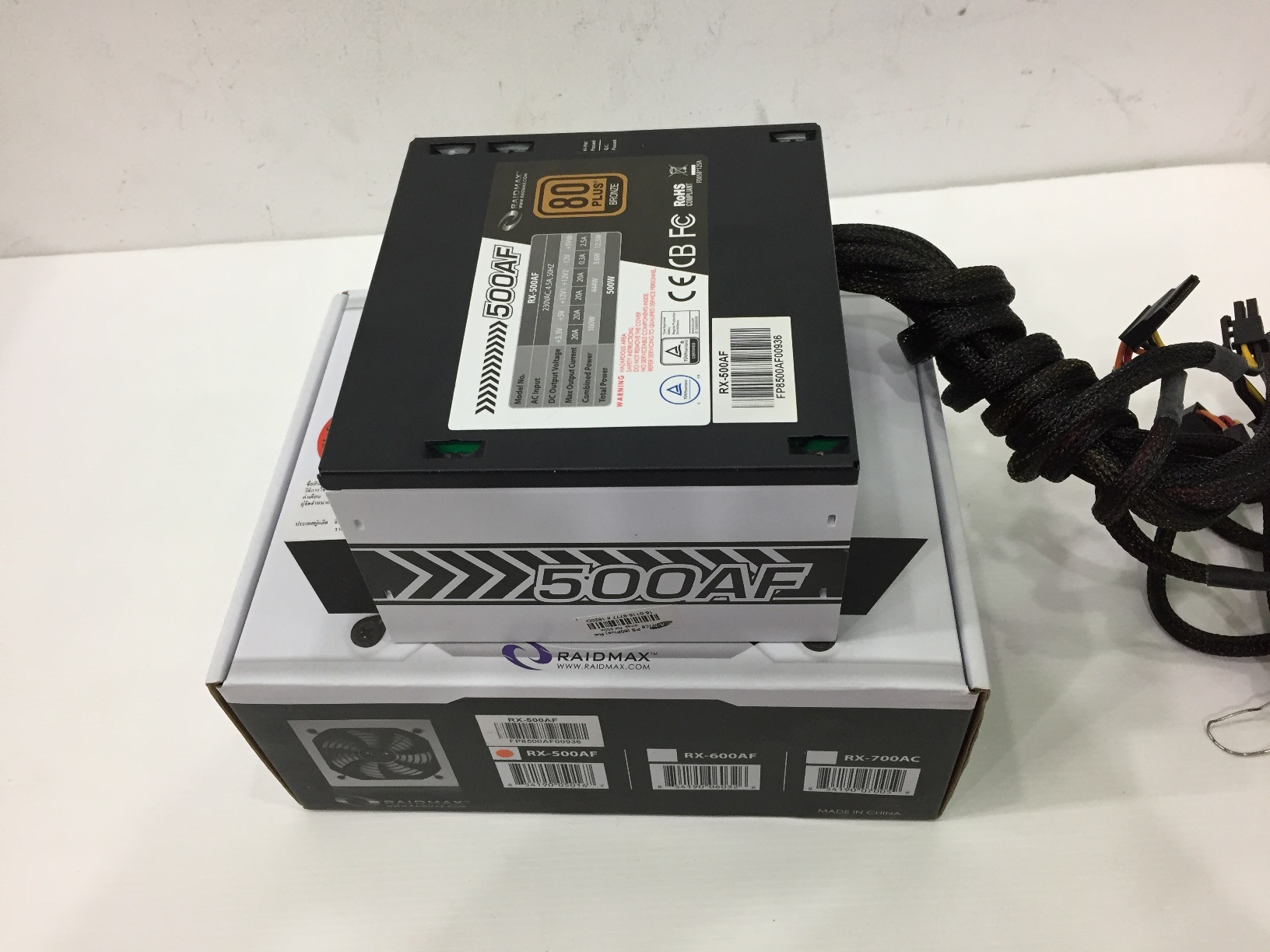 RAIDMAX RX-500AF 500W. 80+ Bronze 10/2021