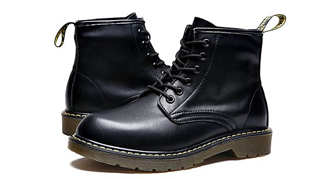 01061 รองเท้าบูท LZDZN Martin Boots Leather Shoes high สไตล์วินเทจ [ชาย/หญิง] Size 38-44