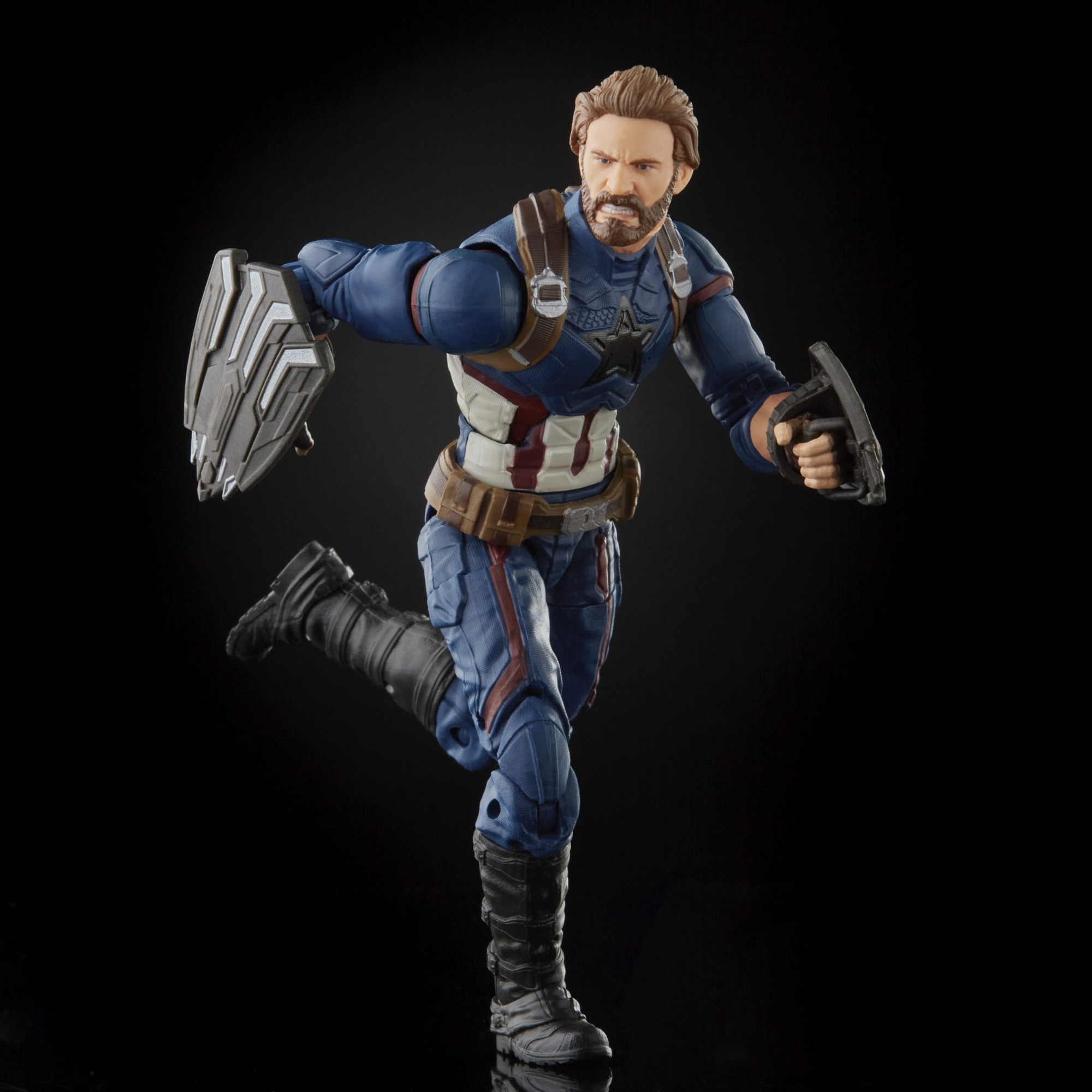 Hasbro Marvel Legends Series Captain America Avengers Infinity Saga 6-inch Scale Figure (Walmart Exclusive) ฮาสโบร มาร์เวล เลเจนด์ หุ่นโมเดลฟิกเกอร์ กัปตัน อเมริกา ขนาด 6 นิ้ว ลิขสิทธิ์แท้