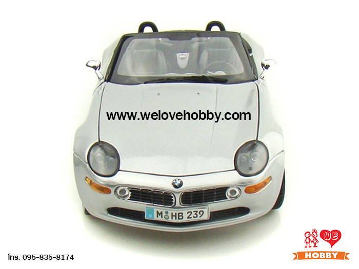 โมเดลรถ Maisto BMW Z8 สีเทา Scale 1:18 (Caltex Dream Car Collection คันใหญ่)