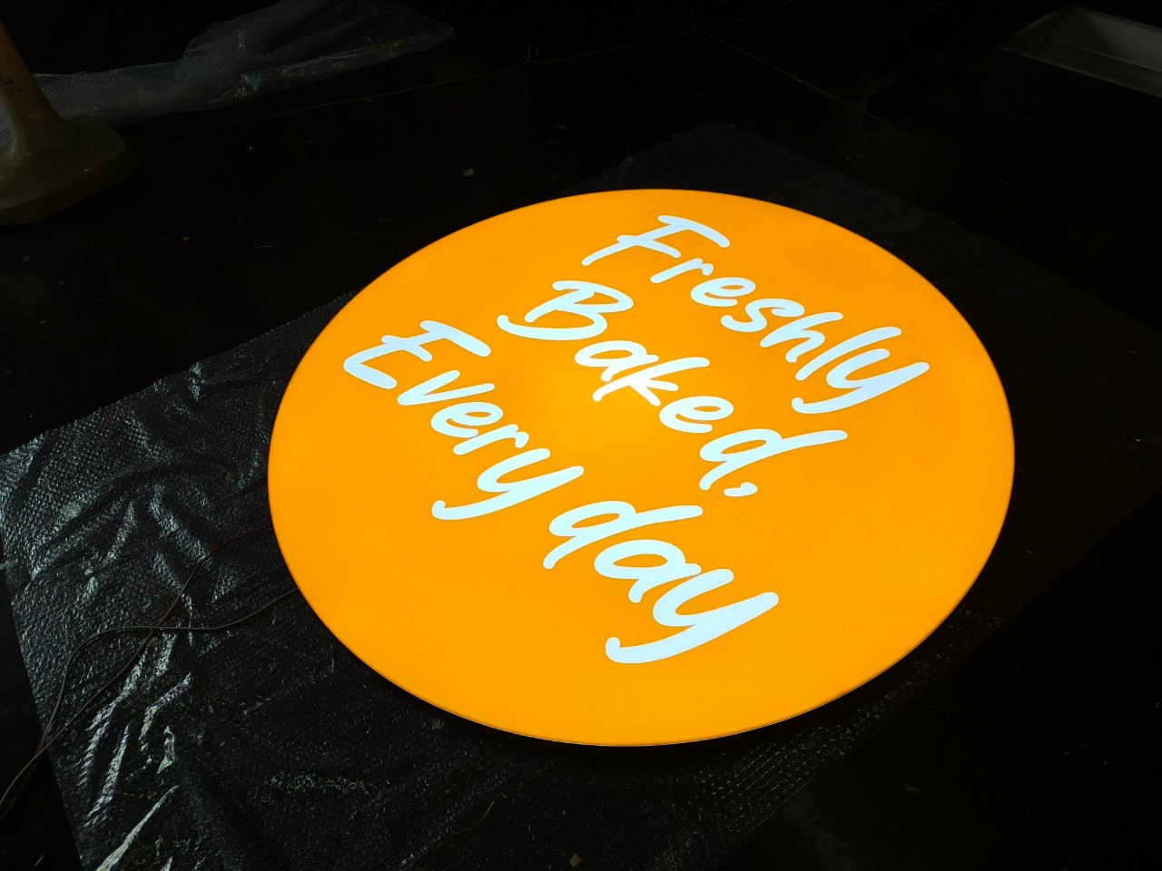 กล่องไฟวงกลม 120x120 cm