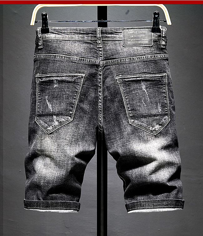 001037 กางเกงยีนส์ขาสั้น Sandcow Denim สไตล์เกาหลีวินเทจ Version Diesel Jeans Slim feet Size 28-38