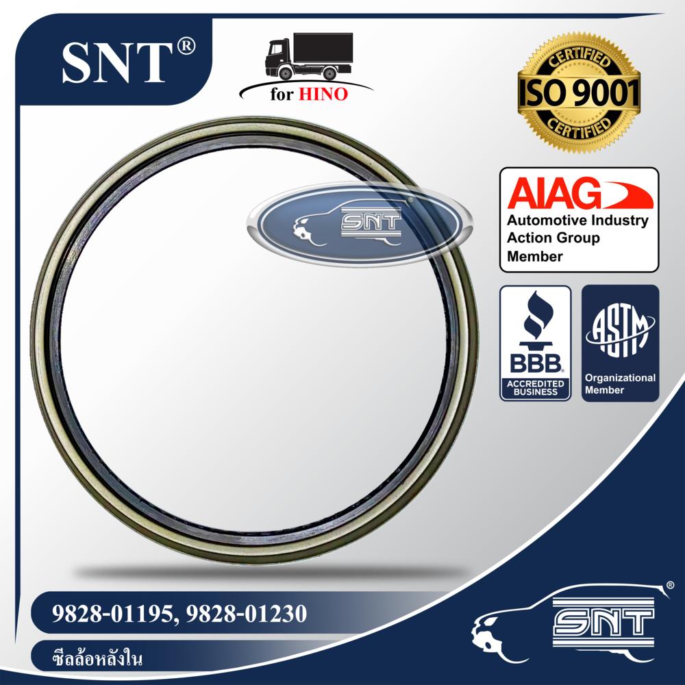 SNT ซีลล้อหลังใน, Oil Seal - HINO ( ฮีโน่ ) รุ่น HT, HU, FN, FH, FR,FM2P,FM1A,MEGA, 500, 700 P/N 9828-01195, SZ311-01047