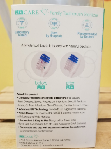 ขายถูก อุปกรณ์กำจัดเชื้อโรคสำหรับแปรงสีฟัน Family Toothbrush Sterilizer