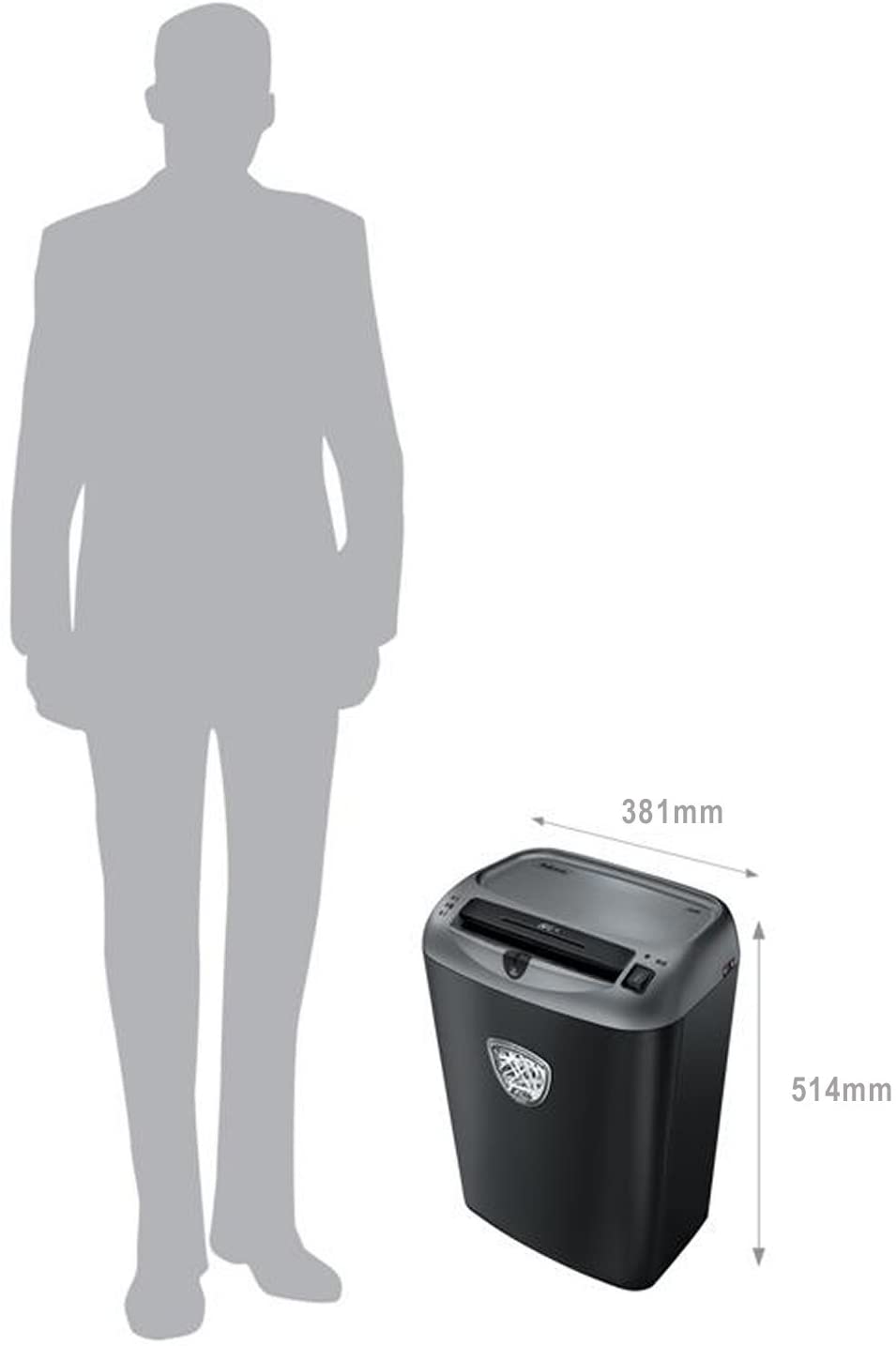 ขายถูก เครื่องทำลายเอกสาร Fellowes 70S ตัดครั้งละ 12-14 แผ่น/ครั้ง ( A4/70) ตัดตรง Strip-Cut