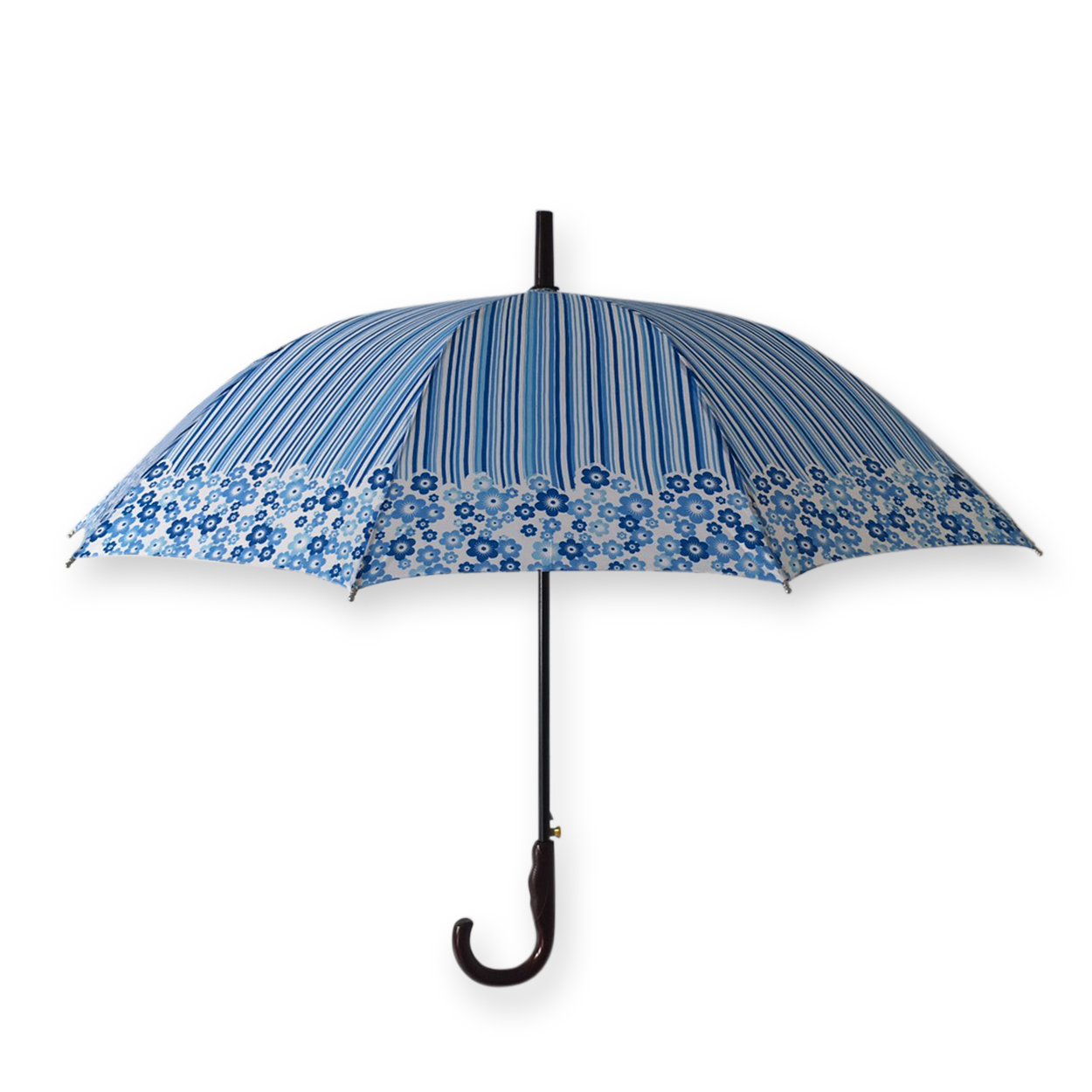 ร่มตอนเดียว22 8ก้านรหัสลายดอกไม้