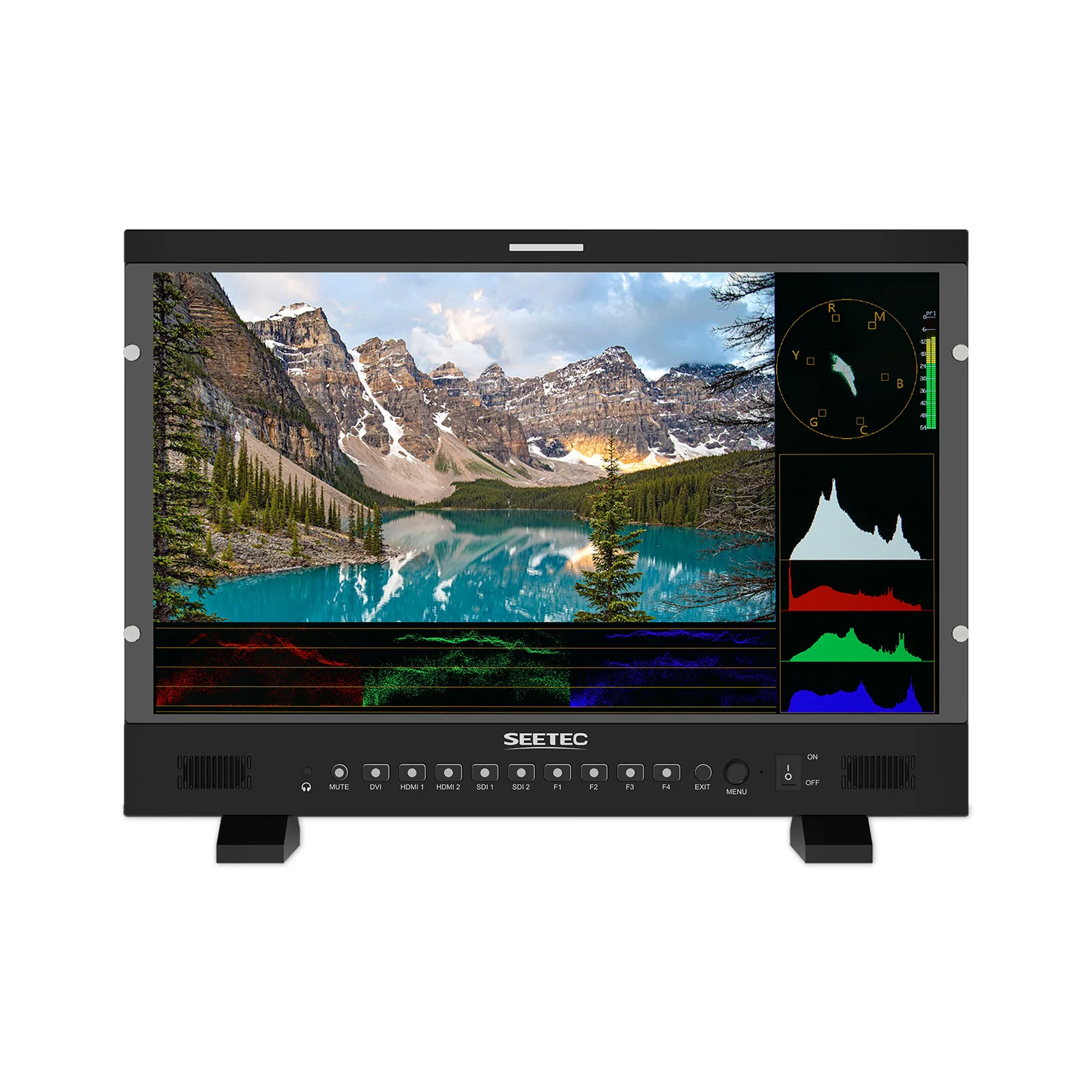 215 inch SEETEC P21.5 PRO Broadcast Director Monitor 1000nits High Brightness with Waveform LUT HDMI SDI