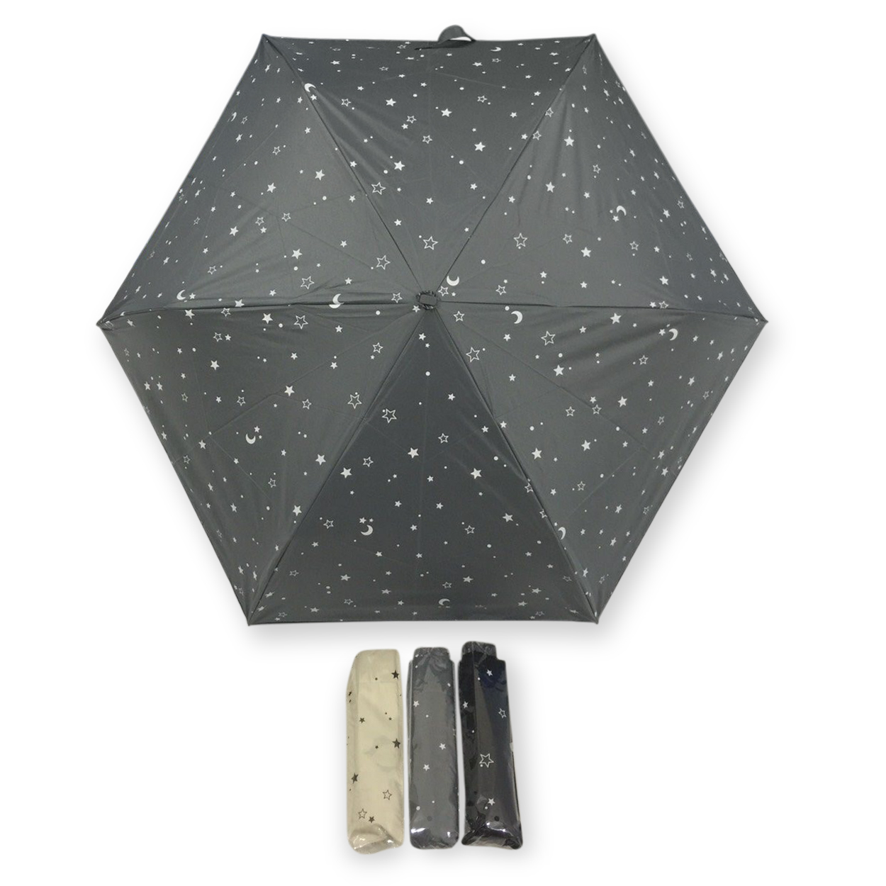 ร่มGBU3ตอนแบนเบารหัสGM341ยูวีดำ