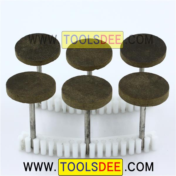 ลูกยางขัดเงา แกน 3 mm ชุด 6 ชิ้น