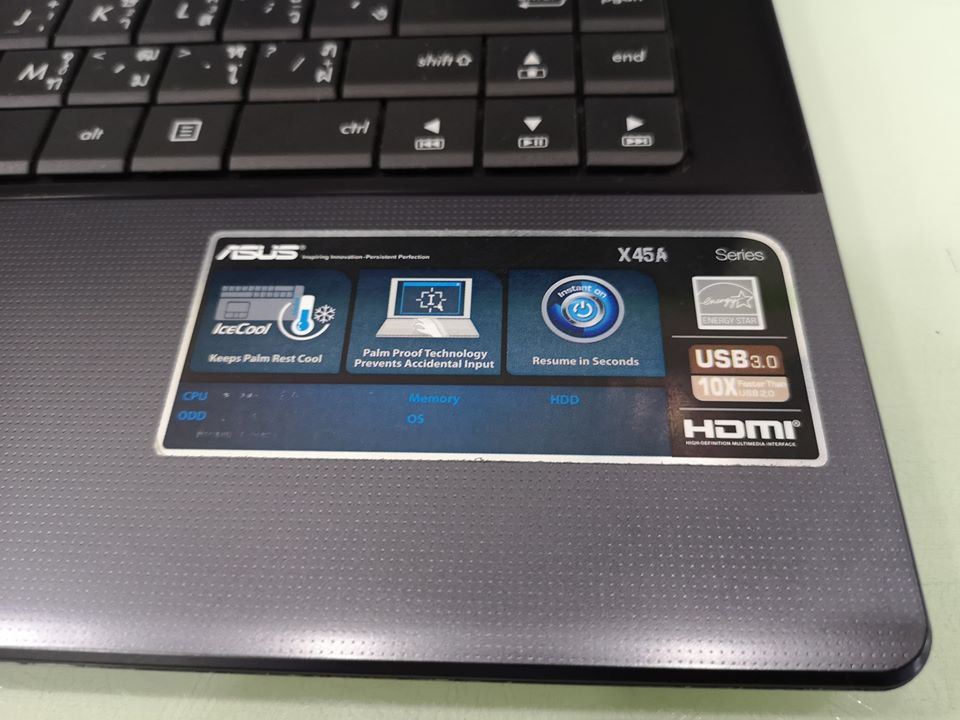 ASUS X45A Celeron 1000M