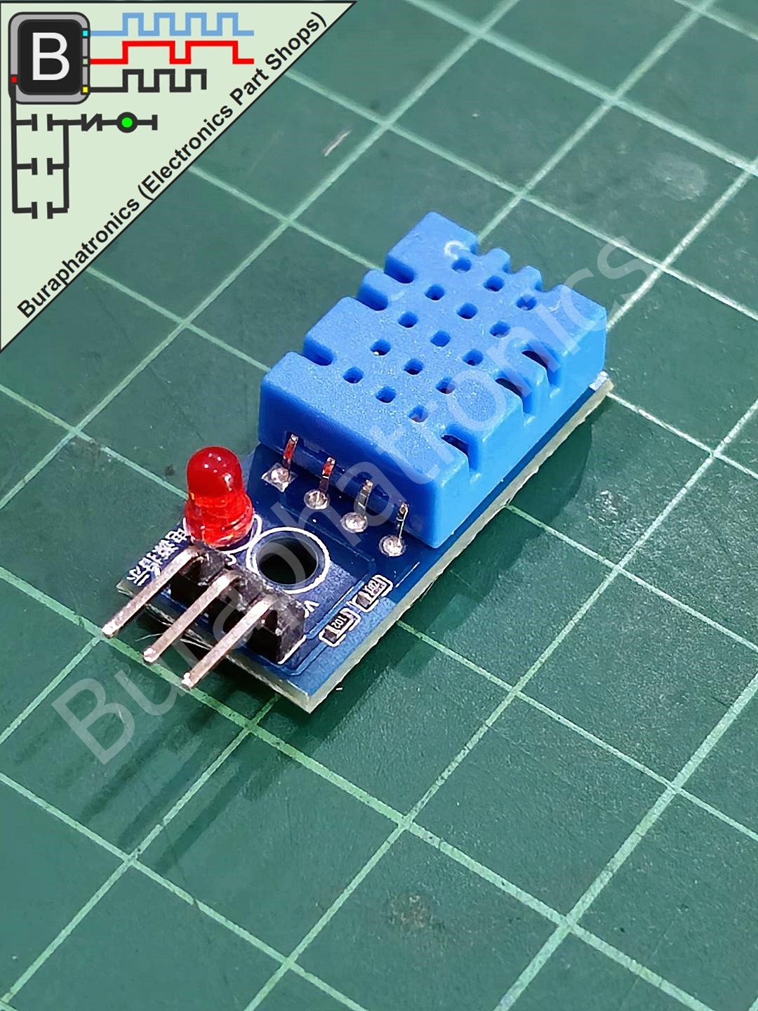 DHT11 Temperature & Humidity Sensor (เซนเซอร์วัดอุณหภูมิและความชื้น)