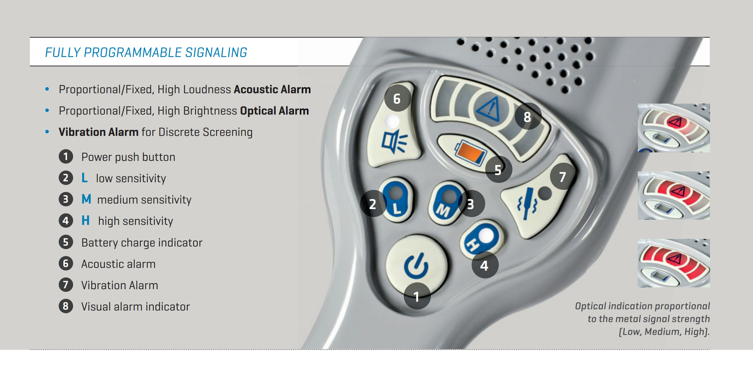 ขายถูก เครื่องตรวจจับโลหะ แบบมือถือ CEIA รุ่น PD240CB