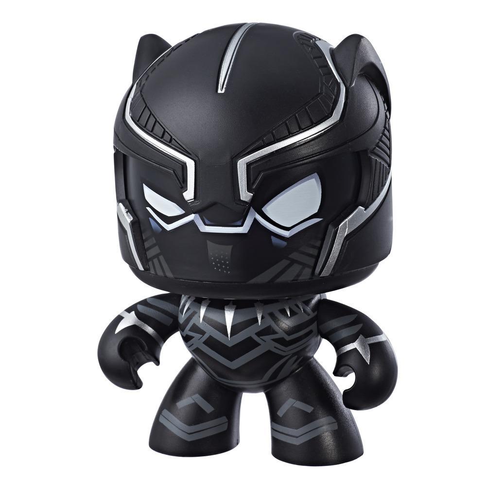 Hasbro Marvel Avengers Mighty Muggs Black Panther ฮาสโบร มาร์เวล อเวนเจอร์ส ไมตี้ มักส์ แบล็ค แพนเตอร์ ตุ๊กตาเปลี่ยนหน้าได้ ลิขสิทธิ์แท้