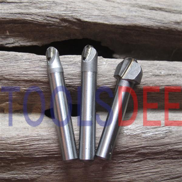 ดอกแกะสลักสำหรับตีร่องโค้ง (ตัวยู) แกน 6 mm