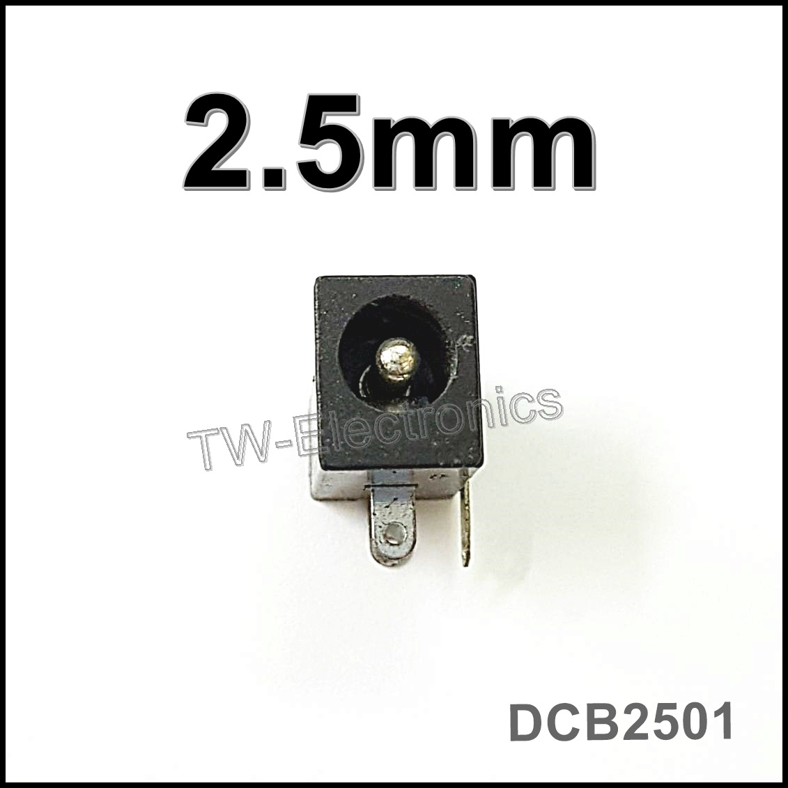 DC 2.5mm ลงปริ้นท์ / DCB2501