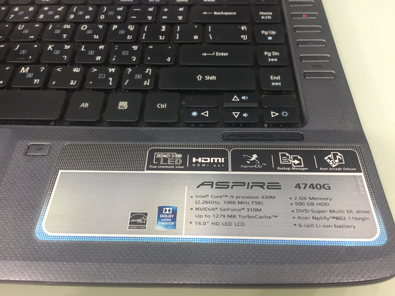 ACER Aspire 4740G