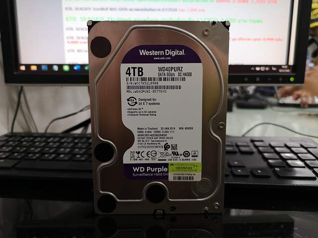 4TB. WD Purple WD40PURZ 04/2022