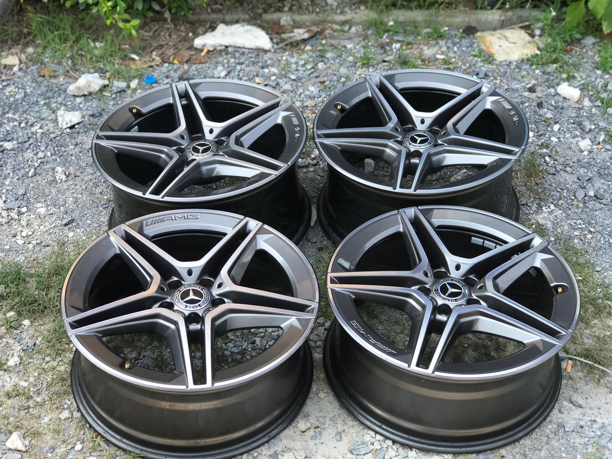 ล้อเบนซ์แท้ 19 นิ้ว CLS AMG 5 Twin Spoke