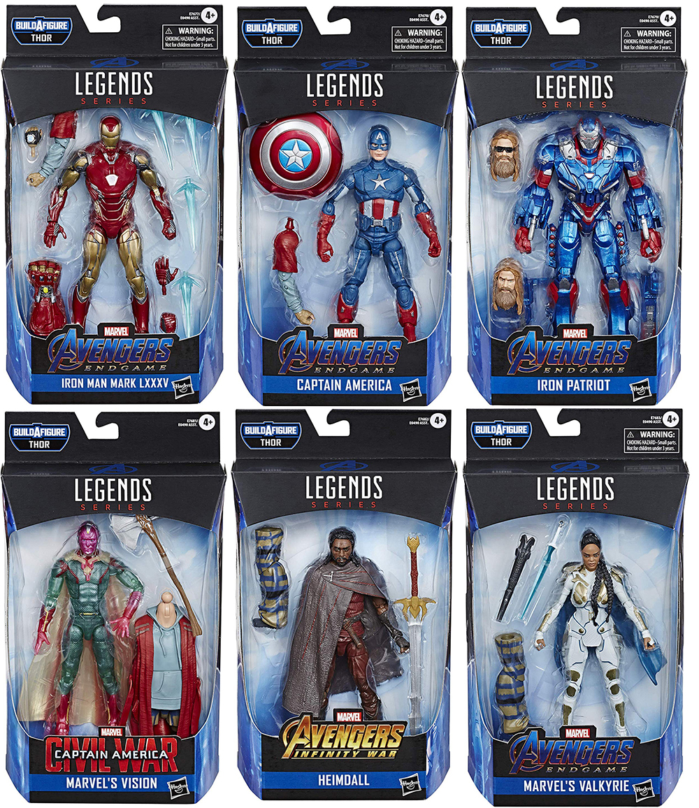 Hasbro Marvel Legends Series Avengers : Endgame Wave 3 Set of 6 Figures (Thor BAF) 6-inch Figure ฮาสโบร มาร์เวล เลเจนด์ ซีรี่ย์ส อเวนเจอร์ส ครบเซ็ต6ตัว พร้อมBAF ธอร์อ้วน 6 นิ้ว ลิขสิทธิ์แท้