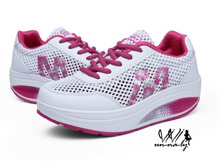 รองเท้าผ้าใบ Sport M ดอกไม้พาสเทล (สีเขียว)