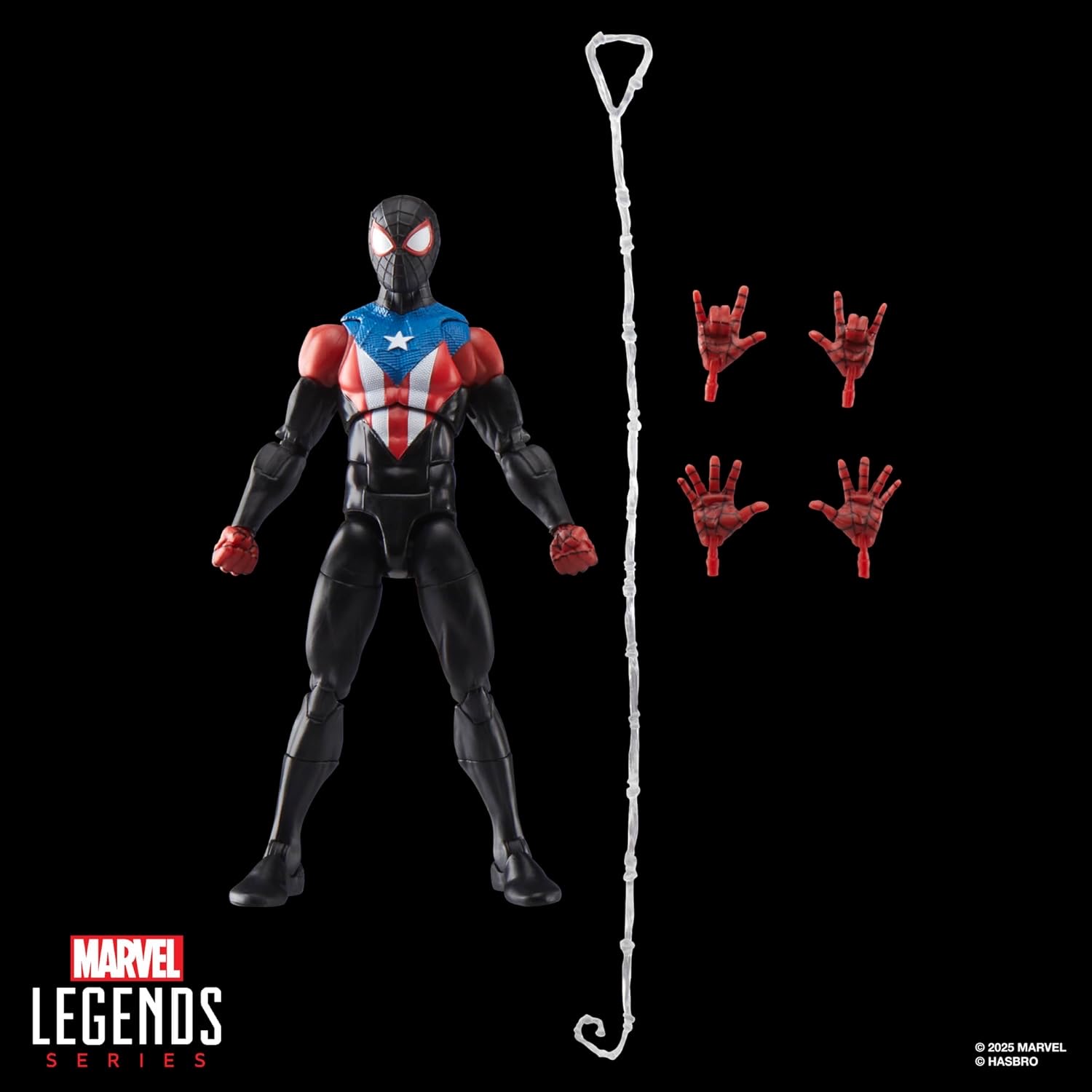 Hasbro Marvel Legends Series Gamerverse Miles Morales Boricua Suit Spider-Man Action Figure ฮาสโบร มาร์เวล เลเจนด์ ซีรี่ย์ส หุ่นโมเดลฟิกเกอร์ เกมเมอร์เวิร์ส ไมล์ โมราเลส บอริกัว สูท สไปเดอร์-แมน ขนาด 6 นิ้ว ลิขสิทธิ์แท้