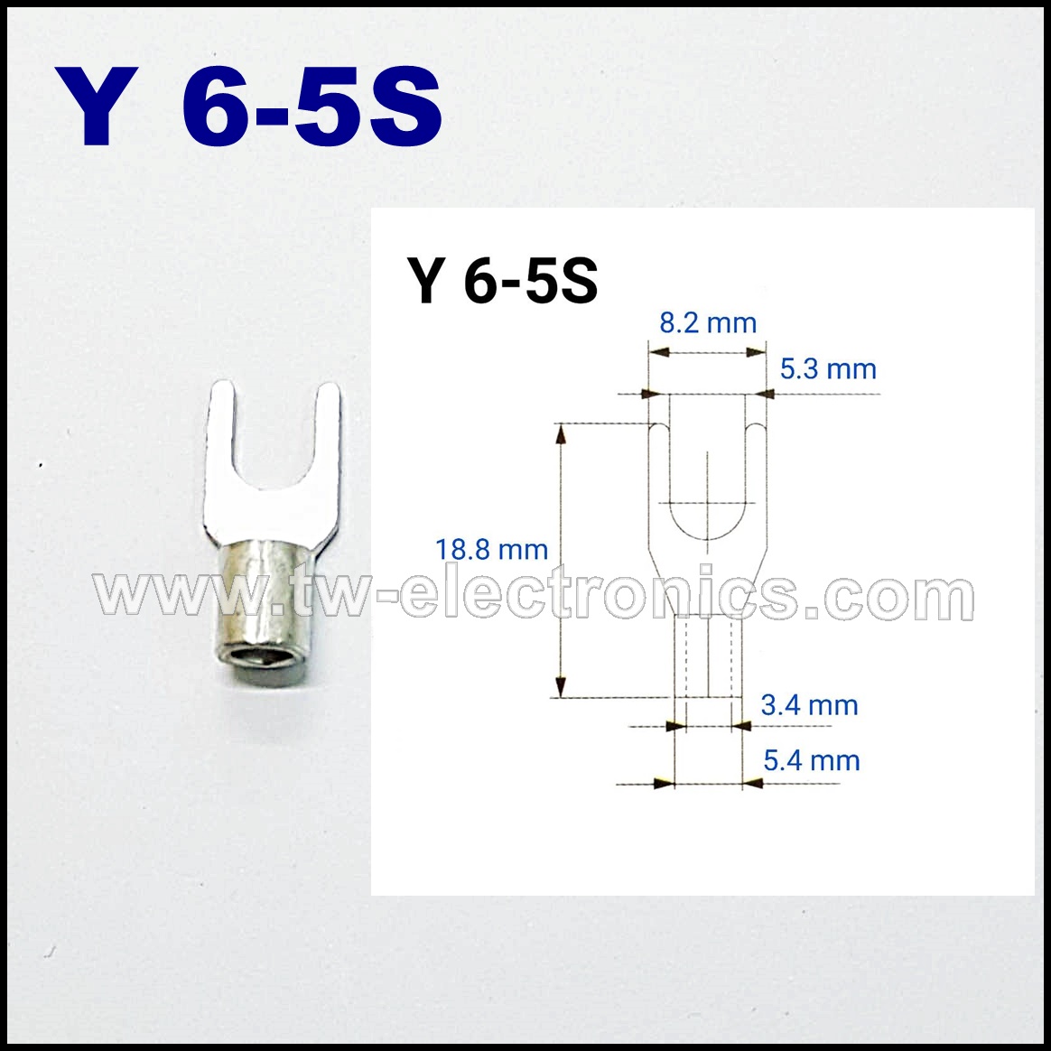 หางปลาแฉก เปลือย T-LUG / Y6-5S