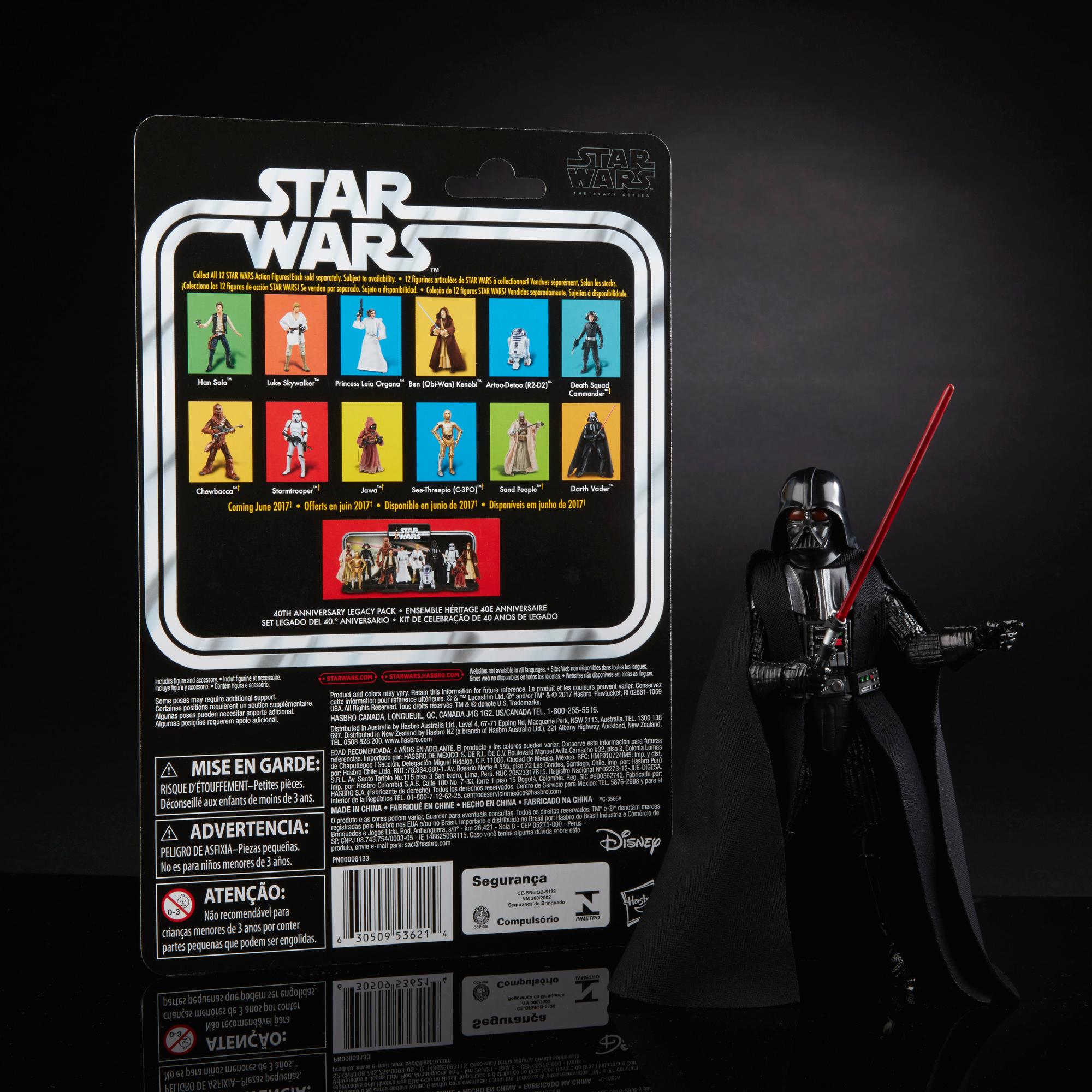 ดาร์ธ เวเดอร์ เลกาซี่แพ็ค ครบรอบ 40 ปี Darth Vader Star Wars The Black Series 40th Anniversary Legacy Pack (แบรนด์ Hasbro) รุ่น C1626