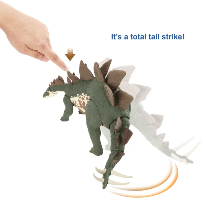 Mattel Jurassic World Mega Destroyers Stegosaurus (GWD62) แมทเทล จูราสสิค เวิลด์ ของเล่นแอ็กชั่นฟิกเกอร์ไดโนเสาร์ สเตโกซอรัส