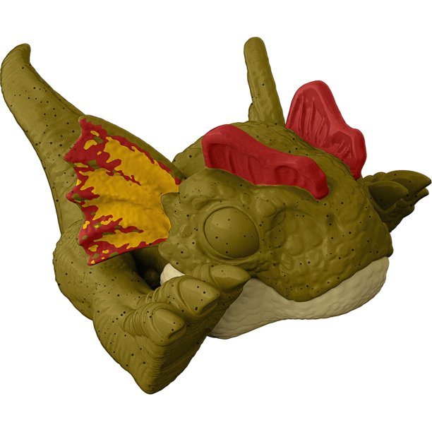 Mattel Jurassic World Uncaged Wild Pop Ups 3" Dilophosaurus (HFR13) แมทเทล จูราสสิค เวิลด์ ของเล่นแอ็กชั่นฟิกเกอร์ไดโนเสาร์ ไดโลโฟซอรัส