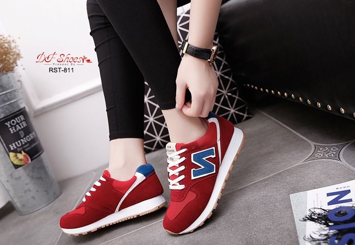 รองเท้าผ้าใบ Style New Balace (สีชมพู)