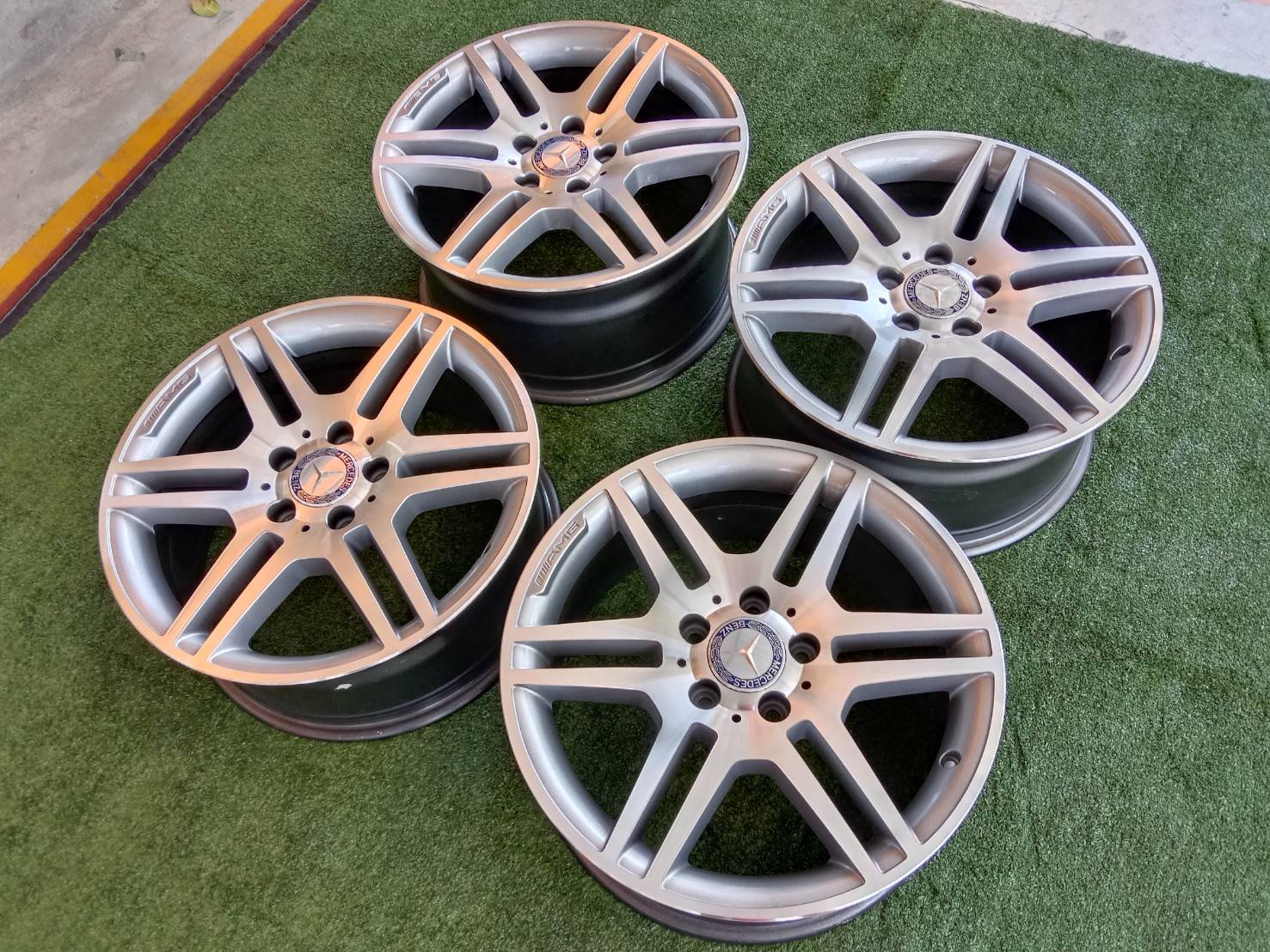 ล้อแท้ AMG w204 6 ก้านคู่