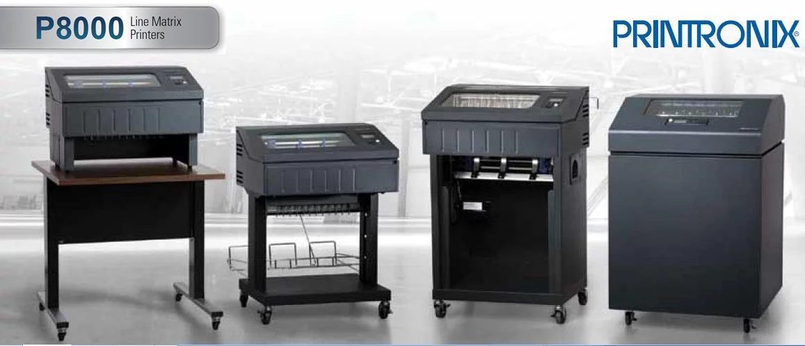 ขายถูก เครื่องพิมพ์ความเร็วสูง Printronix P8000 Line Matrix Printers
