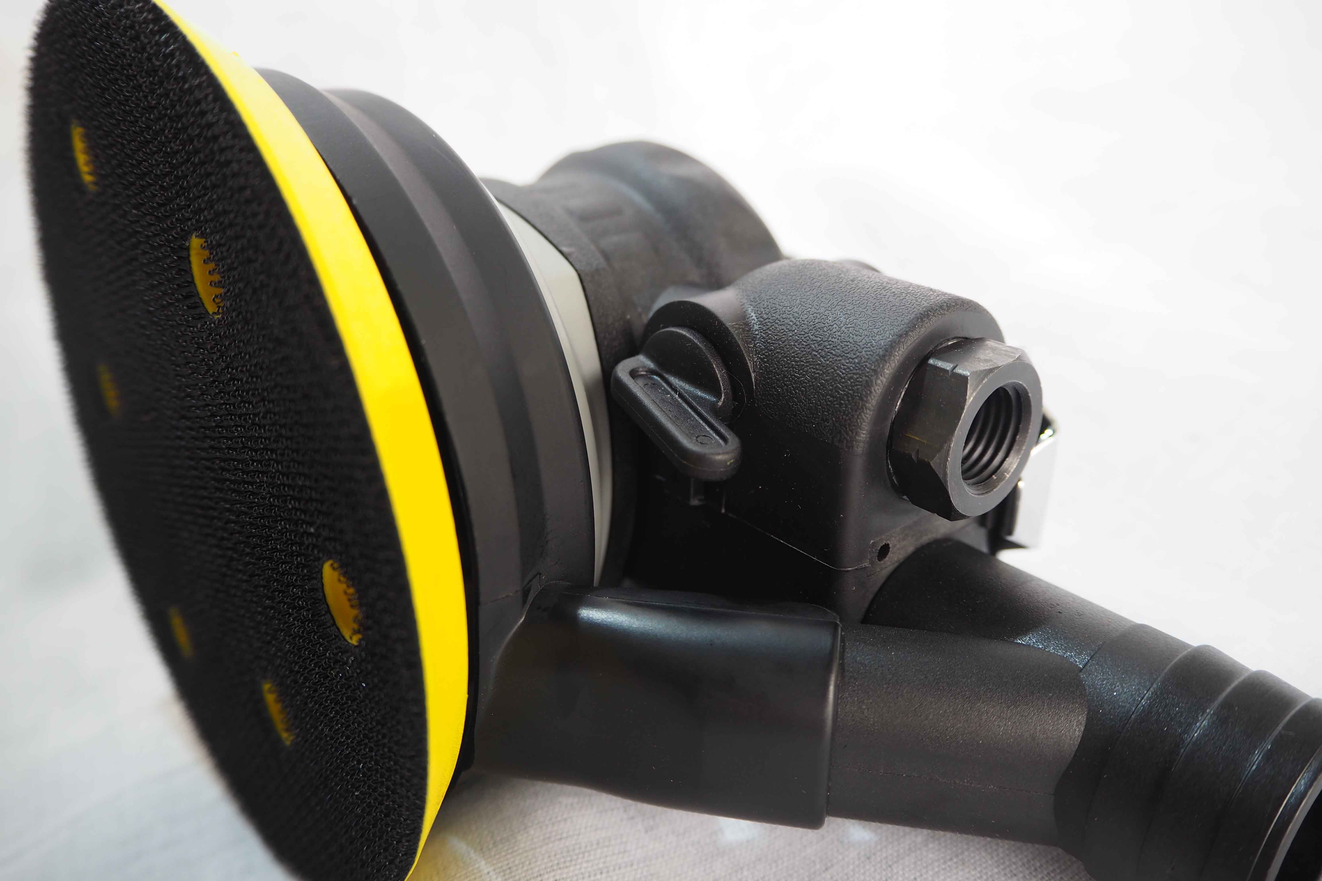 เครื่องขัดกระดาษทรายกลมระบบลมแบบดูดฝุ่น / BE-KZ-OBS